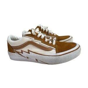 VANS Old Skool Bolt Womens Size 7 /Mens 5.5 Cathay Spice Brown Suede Shoes